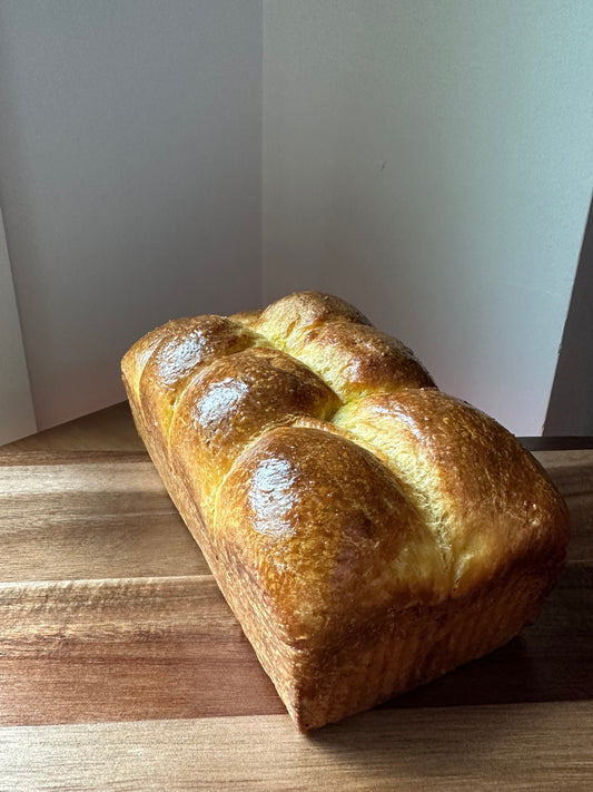 Pumpkin Brioche Sourdough Loaf